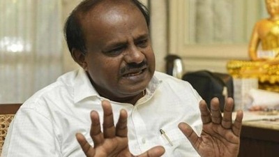 Former Karnataka chief minister HD Kumaraswamy. (File photo) (AP)