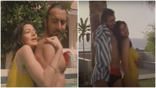 Kabir Bedi and Sonu Walia in Khoon Bhari Maang.