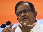 Congress leader P Chidambaram.(ANI) Congress leader P Chidambaram.(ANI)