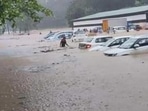 Flood-hit areas of Kottayam and Pathnamthitta in Kerala (HT PHOTO.) Flood-hit areas of Kottayam and Pathnamthitta in Kerala (HT PHOTO.)