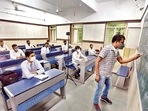 CBSE term 1 board exams 2022 datesheet released, check complete schedule(HT File Photo/Raj K Raj) CBSE term 1 board exams 2022 datesheet released, check complete schedule(HT File Photo/Raj K Raj)