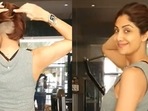 Shilpa Shetty shows off her new haircut. Shilpa Shetty shows off her new haircut.
