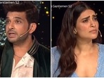 Karan Kundrra and Karishma Tanna locked horns on Ladies Vs Gentlemen season two. Karan Kundrra and Karishma Tanna locked horns on Ladies Vs Gentlemen season two.