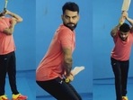 On a scale of 1-10, how much would you rate Virat Kohli's impersonation of Shikhar Dhawan. (Twitter) On a scale of 1-10, how much would you rate Virat Kohli's impersonation of Shikhar Dhawan. (Twitter)