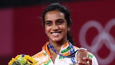File image of PV Sindhu. (Twitter) File image of PV Sindhu. (Twitter)