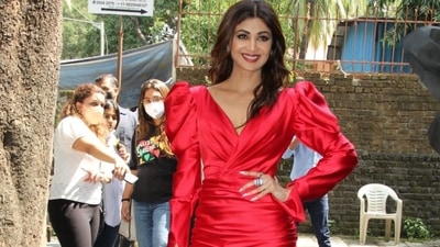 Shilpa Shetty attended an event at fashion designer Neetu Rohra's store. (Varinder Chawla)
