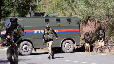 The Jammu and Kashmir Police have said the terrorists were believed to be hiding in the jungles since August this year. (Nazim Ali Manhas) The Jammu and Kashmir Police have said the terrorists were believed to be hiding in the jungles since August this year. (Nazim Ali Manhas)