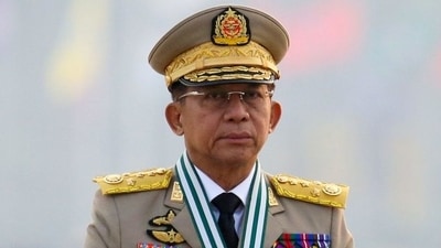 Myanmar's junta chief Min Aung Hlaing (Reuters file photo)
