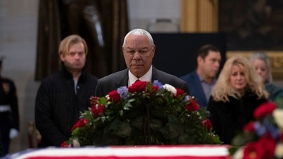 Colin Powell, a US war hero and the first Black secretary of state, has died from complications from Covid-19, his family said on October 18, 2021. (AFP) Colin Powell, a US war hero and the first Black secretary of state, has died from complications from Covid-19, his family said on October 18, 2021. (AFP)