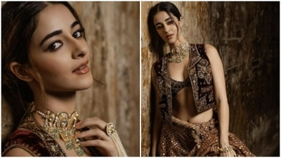 Ananya Panday, in a traditional attire, looks right out of a dream (Instagram/@ananyapanday) Ananya Panday, in a traditional attire, looks right out of a dream (Instagram/@ananyapanday)