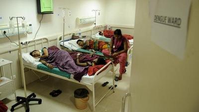 District malaria officer Rajesh Sharma said the spurt in dengue cases is due to the prolonged rainfall this year. (Burhaan Kinu/HT) District malaria officer Rajesh Sharma said the spurt in dengue cases is due to the prolonged rainfall this year. (Burhaan Kinu/HT)