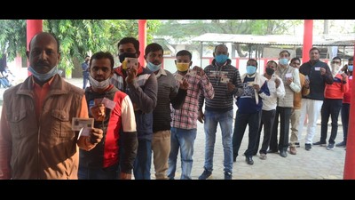 In Prayagraj, which has 12 assembly constituencies, the Allahabad west seat will have 27 more polling booths than the last state polls while Koraon seat will have 10 more polling centres, say officials (HT file) In Prayagraj, which has 12 assembly constituencies, the Allahabad west seat will have 27 more polling booths than the last state polls while Koraon seat will have 10 more polling centres, say officials (HT file)