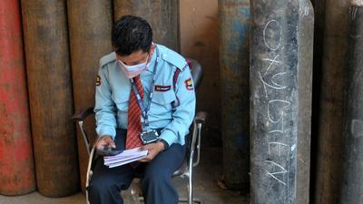 The reason the PMC security guards have not been paid is that the security agency was changed midway and neither the old nor the new agency ended up paying them. (REPRESENTATIVE PHOTO) The reason the PMC security guards have not been paid is that the security agency was changed midway and neither the old nor the new agency ended up paying them. (REPRESENTATIVE PHOTO)