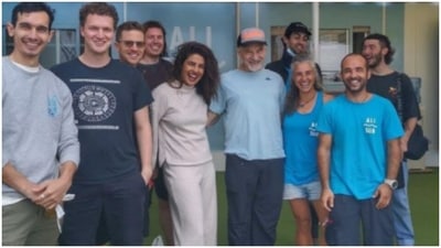 Priyanka’s “Sunday well done,” courtesy her team members, who she posed with for a group picture. (Instagram/@priyankachopra) Priyanka’s “Sunday well done,” courtesy her team members, who she posed with for a group picture. (Instagram/@priyankachopra)