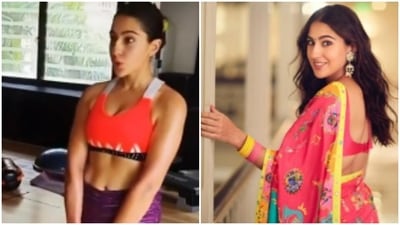 A page from Sara Ali Khan’s gym diaries – This time, with a kettleball (Instagram/@saraalikhan95)