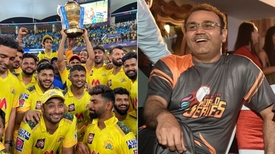 Virender Sehwag is pleased with the effort of the CSK all-rounder. (CSK/Getty) Virender Sehwag is pleased with the effort of the CSK all-rounder. (CSK/Getty)