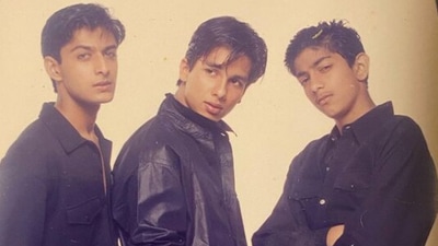 Shahid Kapoor with Vatsal Sheth and Rohan Dey.