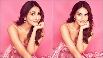 Vaani Kapoor is brightening up our Instagram feed in tie-dye print thigh-slit gown (Instagram) Vaani Kapoor is brightening up our Instagram feed in tie-dye print thigh-slit gown (Instagram)