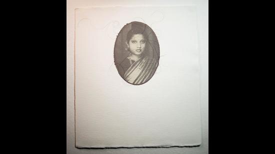 Artwork by Indu Antony, currently on display. Artwork by Indu Antony, currently on display.
