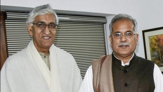 Chhattisgarh minister TS Singhdeo’s visit is nudging the Congress leadership to take an early call on his reported two and a half year power-sharing agreement with chief minister Bhupesh Baghel (PTI)