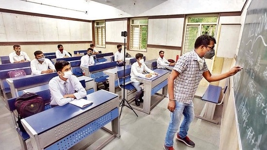 CBSE term 1 board exams 2022 datesheet released, check complete schedule(HT File Photo/Raj K Raj)