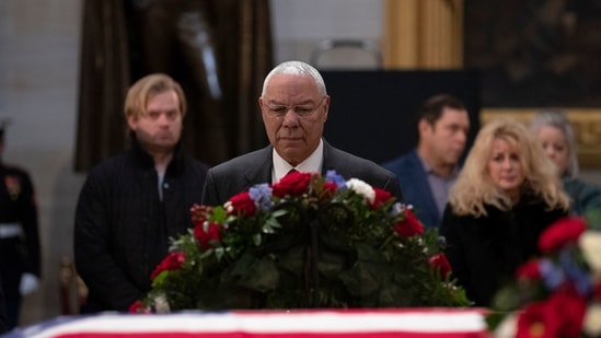 Colin Powell, a US war hero and the first Black secretary of state, has died from complications from Covid-19, his family said on October 18, 2021.(AFP)