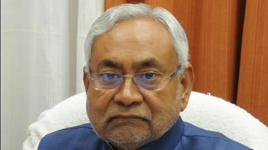 Bihar Chief Minister Nitish Kumar. (HT PHOTO)