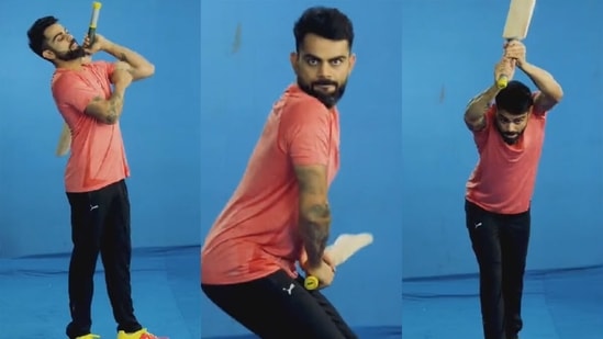 On a scale of 1-10, how much would you rate Virat Kohli's impersonation of Shikhar Dhawan. (Twitter) On a scale of 1-10, how much would you rate Virat Kohli's impersonation of Shikhar Dhawan. (Twitter)