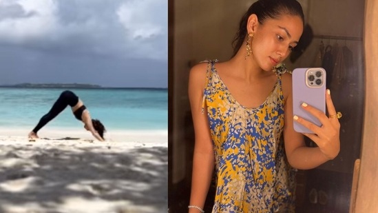 Mira Rajput has been sharing regular glimpses of her yoga session and her new looks each day.