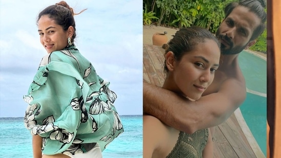 Mira Rajput has shared new pictures from her Maldives vacation.&nbsp;