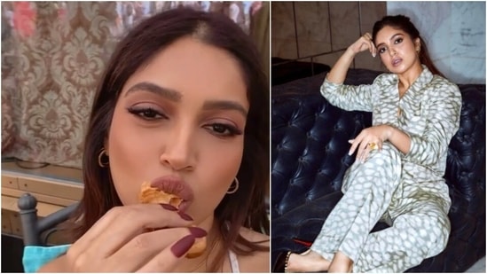 Bhumi Pednekar: Bhumi turned into a non-vegetarian during the lockdown. In a statement earlier, the Padman actor said that her journey with Climate Warrior taught her a lot of things and made her leave meat.(Instagram/@bhumipednekar)