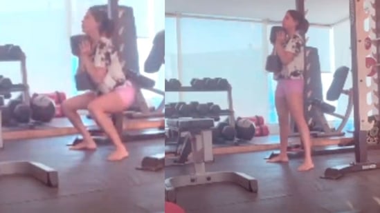 Samantha Ruth Prabhu slogs in the gym.
