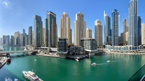 Dubai Marina Walk: Take a stroll here and explore high-end boutiques and cafes. Indulge in some wholesome English breakfast while you are there.(Unsplash)