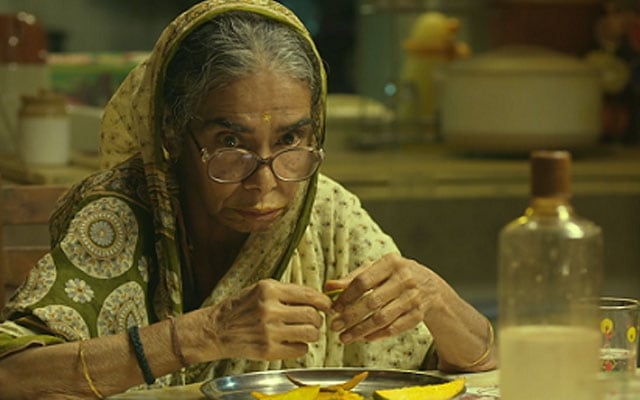 Surekha Sikri in a still from Badhaai Ho.&nbsp;