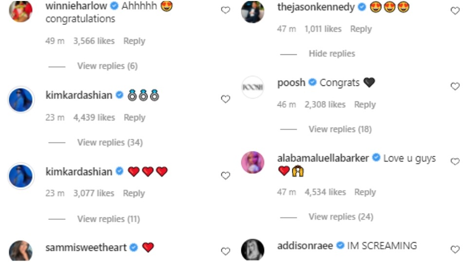 Comments on Kourtney's post. Comments on Kourtney's post. 