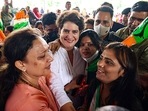 Priyanka Gandhi also said the Congress party will give 40 per cent of its tickets to women in the Uttar Pradesh assembly elections.&nbsp;(ANI Photo)