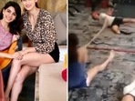 Samantha Ruth Prabhu played tug of war with her friends. Samantha Ruth Prabhu played tug of war with her friends.