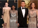 Zahara Jolie-Pitt wears mom Angelina Jolie's 2014 Oscars gown to Eternals premiere Zahara Jolie-Pitt wears mom Angelina Jolie's 2014 Oscars gown to Eternals premiere