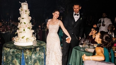 Jennifer and Nayel met on the equestrian circuit and began dating in 2017. The two had announced their engagement last year. The two are Stanford graduates. (Instagram/@marcyblum) Jennifer and Nayel met on the equestrian circuit and began dating in 2017. The two had announced their engagement last year. The two are Stanford graduates. (Instagram/@marcyblum)