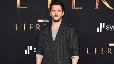 Kit Harington at the premiere of Eternals in Los Angeles. (AP) Kit Harington at the premiere of Eternals in Los Angeles. (AP)