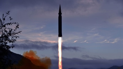 North Korea test-fired a newly developed hypersonic missile in September, according to state news media KCNA. (File Photo) North Korea test-fired a newly developed hypersonic missile in September, according to state news media KCNA. (File Photo)