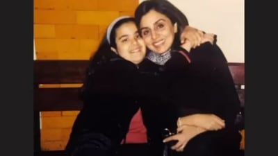 Sanjay Dutt's daughter Trishala Dutt with Neetu Kapoor. Sanjay Dutt's daughter Trishala Dutt with Neetu Kapoor. 