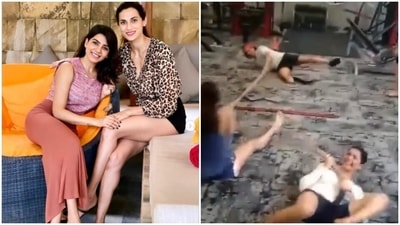 Samantha Ruth Prabhu played tug of war with her friends. Samantha Ruth Prabhu played tug of war with her friends.