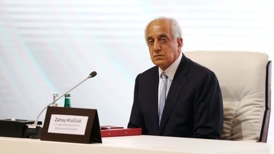 File photo of Zalmay Khalilzad . (Reuters) File photo of Zalmay Khalilzad . (Reuters)