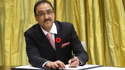 A 2015 photo of Indo-Canadian former cabinet minister Amarjeet Sohi, who has been elected mayor of Edmonton, Canada. (Supplied photo) A 2015 photo of Indo-Canadian former cabinet minister Amarjeet Sohi, who has been elected mayor of Edmonton, Canada. (Supplied photo)