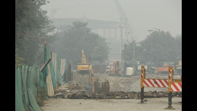 The Delhi Pollution Control Committee imposed penalties to the tune of ₹90 lakh after finding violations at 286 sites (Representative photo/HT Archive) The Delhi Pollution Control Committee imposed penalties to the tune of ₹90 lakh after finding violations at 286 sites (Representative photo/HT Archive)