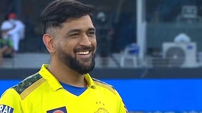 CSK captain MS Dhoni.&nbsp; (Screengrab)