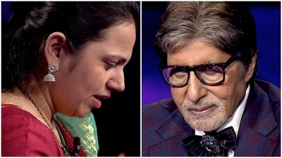 Amitabh Bachchan played peacemaker between a contestant and her father.