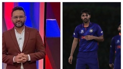Parthiv Patel on Bhuvneshwar Kumar. (File/AP)