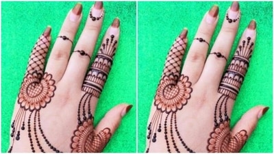 Minimal is so in style. If you want to deck up in a minimalistic mehendi design, this might be the one for you. (https://www.pinterest.com/) Minimal is so in style. If you want to deck up in a minimalistic mehendi design, this might be the one for you. (https://www.pinterest.com/)